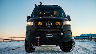 FULL VAN TOUR  Mercedes Sprinter 170 Extended 4x4 [upl. by Yehtomit]