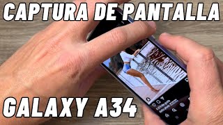 Cómo hacer una captura de pantalla en Samsung Galaxy A34 [upl. by Loma]