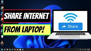 How To Share Internet From Laptop To Mobile Via WiFi in Windows 11 [upl. by Alehtse]