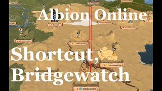 Albion Online  Caerleon to Bridgewatch fast almost safely [upl. by Ettenoitna]