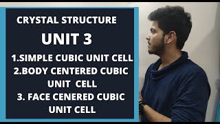 SIMPLE CUBIC BODY CENTERED FACE CENTERED UNIT CELL  PACKING EFFICIENCY AND PACKING FRACTION [upl. by Morrie]