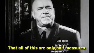 Soviet Marshal Georgy Zhukov talks about Stalin during the Battle of Stalingrad ENG SUB [upl. by Rankin]