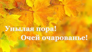 Александр Пушкин Осень  Стихи о природе поэтов 19 века [upl. by Refinneg]