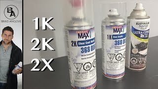 The difference between 1K 2K and 2X clear coat [upl. by Enilrek557]