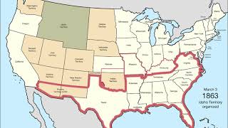 Territorial evolution of the United States [upl. by Aicilra]