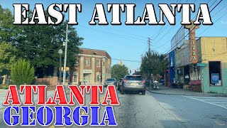 Atlanta 4K Neighborhood Drive  East Atlanta [upl. by Alvord]