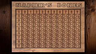 Napiers Bones The old calculator  Multiplication amp Division [upl. by Raeann381]