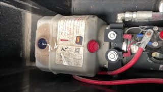 Why a Dump Trailer Hydraulic Reservior Overflows amp How to Fix [upl. by Asiar]