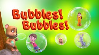 Bubbles Bubbles Here And There  Preschool Rhymes for Children  Infobells [upl. by Bollen]