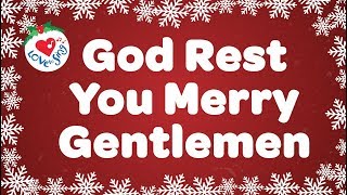 God Rest You Merry Gentlemen with Lyrics Christmas Carol Song [upl. by Reibaj]