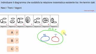 💡4 QUIZ LOGICI  quotGLI INSIEMIquot  per concorsi pubblici test ammissione università test di logica [upl. by Ydnerb]