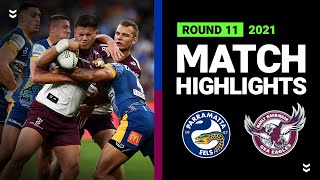 Eels v Sea Eagles Match Highlights  Round 11 2021  Telstra Premiership  NRL [upl. by Sidnal]