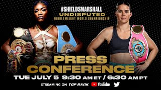 Claressa Shields vs Savannah Marshall  KICKOFF PRESS CONFERENCE [upl. by Kriss252]