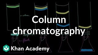 Column chromatography  Chemical processes  MCAT  Khan Academy [upl. by Nnylannej]