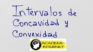 Intervalos de convexidad y concavidad [upl. by Bernelle]