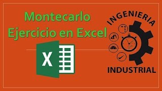 Montecarlo ejercicio resuelto EXCEL [upl. by Broome769]