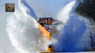 5 POWERFUL Snow Plow Trains Videos [upl. by Ellesirg817]