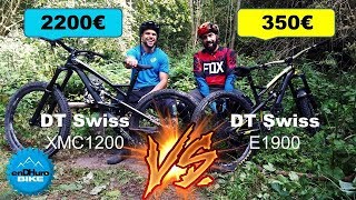 Battle Chrono Roues VTT Carbone Vs Aluminium  Carbone  plus rapide [upl. by Anaujait]