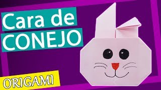 🐰 CONEJO de origami fácil para niños y mayores  Origami de animales fáciles [upl. by Dustman492]