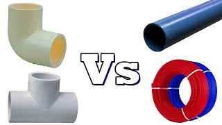 Difference between PVC cPVC uPVC and PEX [upl. by Jorey223]