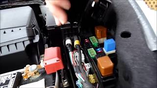 Nissan Altima Fuse Box and OBD2 Locations [upl. by Yrrol233]