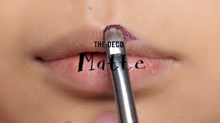 HOW TO The Deco Matte  Lips Lips Lips  MAC Cosmetics [upl. by Postman727]