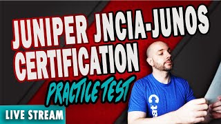 Juniper Networks JNCIAJunos Certification Practice Test  JNCIA Junos Live Stream [upl. by Yrrum]