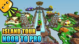 Roblox Islands Building Tour from Noob to Pro Island [upl. by Eirot937]