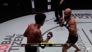 Adriano Moraes KO’s Demetrious Johnson [upl. by Attaymik]