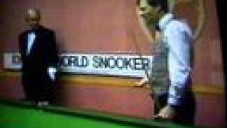 Alex Higgins argues with referee [upl. by Omrellug]