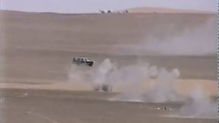 Mk19 Grenade Launcher vs Moving Jeep Kuwait 1999 [upl. by Zetrauq432]