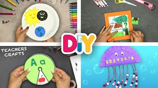 4 Educational Crafts For Preschoolers  FastnEasy  DIY Labs [upl. by Eylsel]