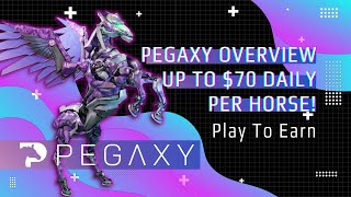 Pegaxy Overview  NFT P2E Game with Scholarships Breeding Racing and More [upl. by Iruj]