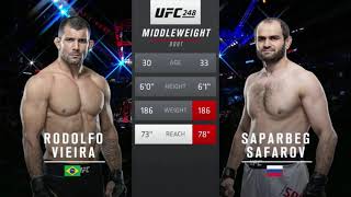 UFC 248 Vieira vs Safarov Full Fight Highlights [upl. by Lawlor588]