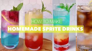 SPRITE HOMEMADE DRINKS  10 EASY MADE [upl. by Niarda]