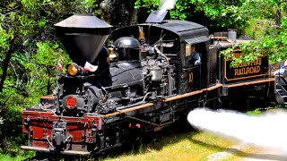 Yosemite Mountain Sugar Pine Steam Train [upl. by Udale316]