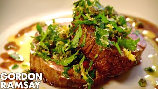 Fillet Steak with Gremolata  Gordon Ramsay [upl. by Gnak]