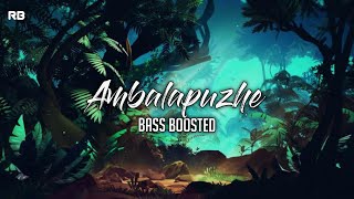 Ambalapuzhe unni kannanodu nee Song Remix BASS BOOSTED RB [upl. by Calabrese563]