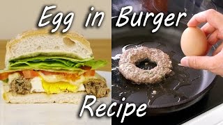 Homemade Burger Recipe [upl. by Assilac]