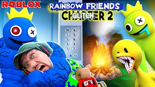 Roblox Rainbow Friends 🌈 Chapter 2 KnockOff FGTeeV Teleport Glitches [upl. by Ahsenauq]