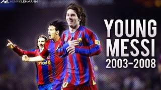 The Young Lionel Messi ● Goals Skills amp Assists ● 20032008 HD [upl. by Natsirt209]