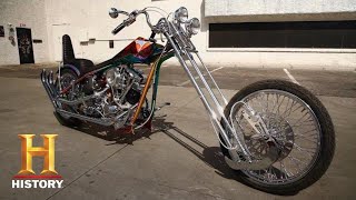 Counting Cars Dannys 70s Style PSYCHEDELIC CHOPPER Season 6  History [upl. by Niac]