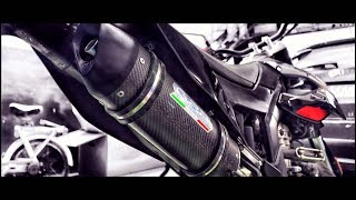 Aprilia SX 125 2018  GPR exhaust comparison [upl. by Chelsy]