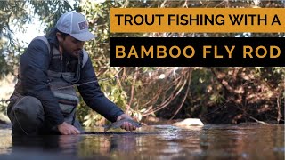 Fishing Trout on a Light Bamboo Rod on Tiny Streams A Short Fly Fishing Movie [upl. by Dowski]