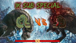 Deviljho Vs Savage Deviljho FULL FIGHT  1K subscriber special [upl. by Alimat]