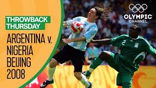 Argentina vs Nigeria  Beijing 2008 Mens Football Final  Throwback Thursday [upl. by Eremehc]