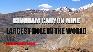 4K Largest Hole in the World  Bingham Canyon Mine  60 fps [upl. by Eislrahc]