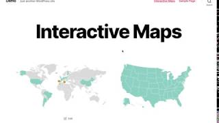 Creating a Free Interactive Map on WordPress with Interactive Geo Maps Plugin [upl. by Nyltiac]