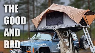 Overland Jeep Wrangler TJ  Front Runner Roof Top Tent Install [upl. by Eidok]