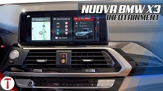 Nuova BMW X3  Focus sul sistema di Infotainment [upl. by Benjamin523]